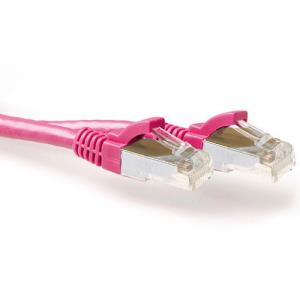 Patch Cable CAT6a S/ftp Pimf Snagless Pink 5m