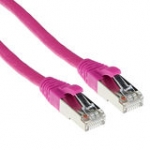 Patch Cable CAT6a S/ftp Pimf Snagless Pink 10m