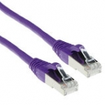 Patch Cable CAT6a S/ftp Pimf Snagless Purple 50cm