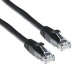 CAT6a Utp Patch Cable Snagless Black 0.25m