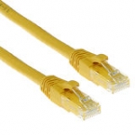 CAT6a Utp Patch Cable Snagless Yellow 0.25m