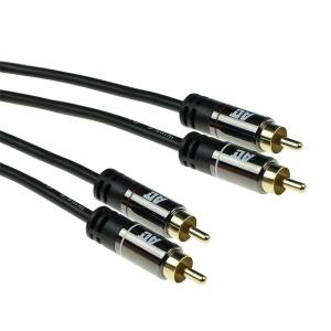 High Quality Audio Connection Cable 2x Rca Male - 2x Rca Male 3m
