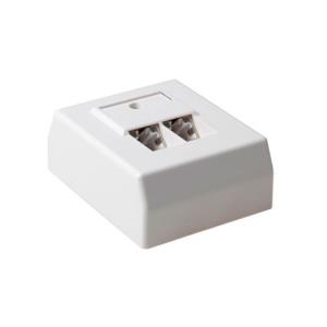 Surface Mount Box Shielded 2 Fold Cat5e (fa5007)