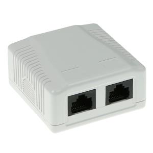 Surface Mounted Box Unshielded 2 Ports