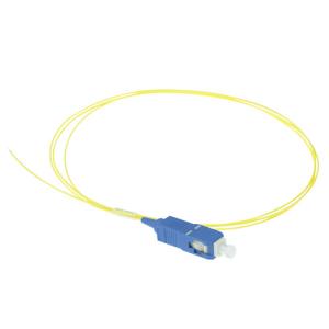 SC 9/125m OS2 pigtail Yellow