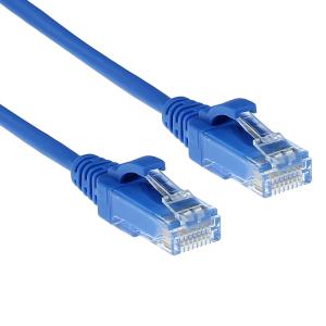 Slimline Patch Cable - CAT6 - U/UTP - 50cm - Blue