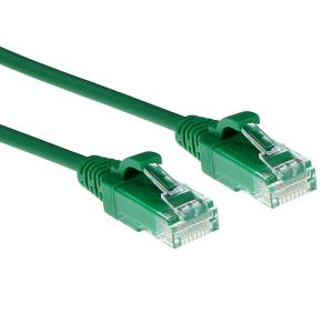 Slimline Patch Cable - CAT6 - U/UTP - 0.25m - Green