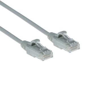 Slimline Patch Cable - CAT6 - U/UTP - 1m - Grey