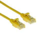 Slimline Patch Cable - CAT6 - U/UTP - 0.25m - Yellow