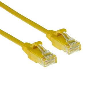 Slimline Patch Cable - CAT6 - U/UTP - 50cm - Yellow