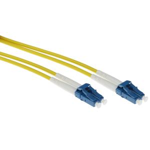 Fiber Optic Cable - Singlemode - 9/125 OS2 Armored - LC - 50M - Yellow