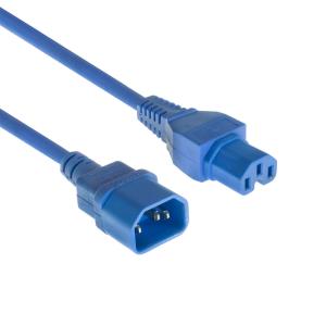 Power Cord C14 to C15 Blue 1.2m