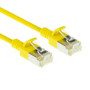 Patch Cable - CAT6A - LSZH U/FTP - 25cm - Yellow