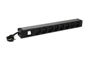 Legrand 19in 1u Pdu With 8 French Sockets With Switch