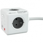 Powercube Extended Wi-Fi Type E 4 Sockets 1.5m Wit/