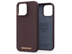 Genuine Leather Case For iPhone 14 Pro 6.7in Brown