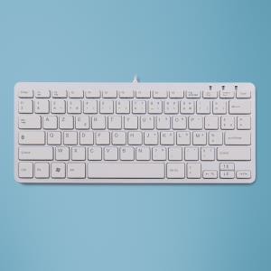 Compact Keyboard - White - Azerty French