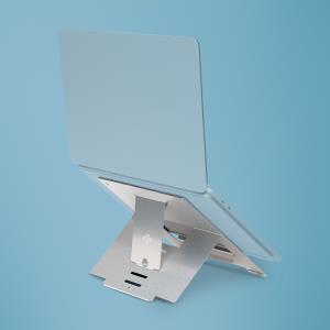 Riser Laptop Stand Flexible/ Adjustable Silver