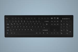 AK-C8100F-UVS Hygiene Sealed - Keyboard - Corded USB - Qwerty Us - Black