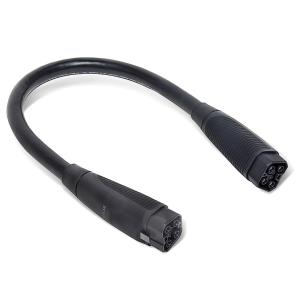 DELTA Pro 4-8 Double Handle Connection Cable Black 0.75m